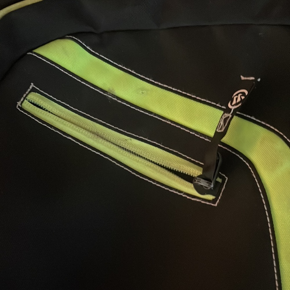 Warrior Backpack. Black With Fluorescent Trim. - image 3